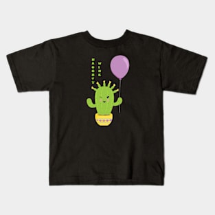 Cactus with Balloon Kids T-Shirt